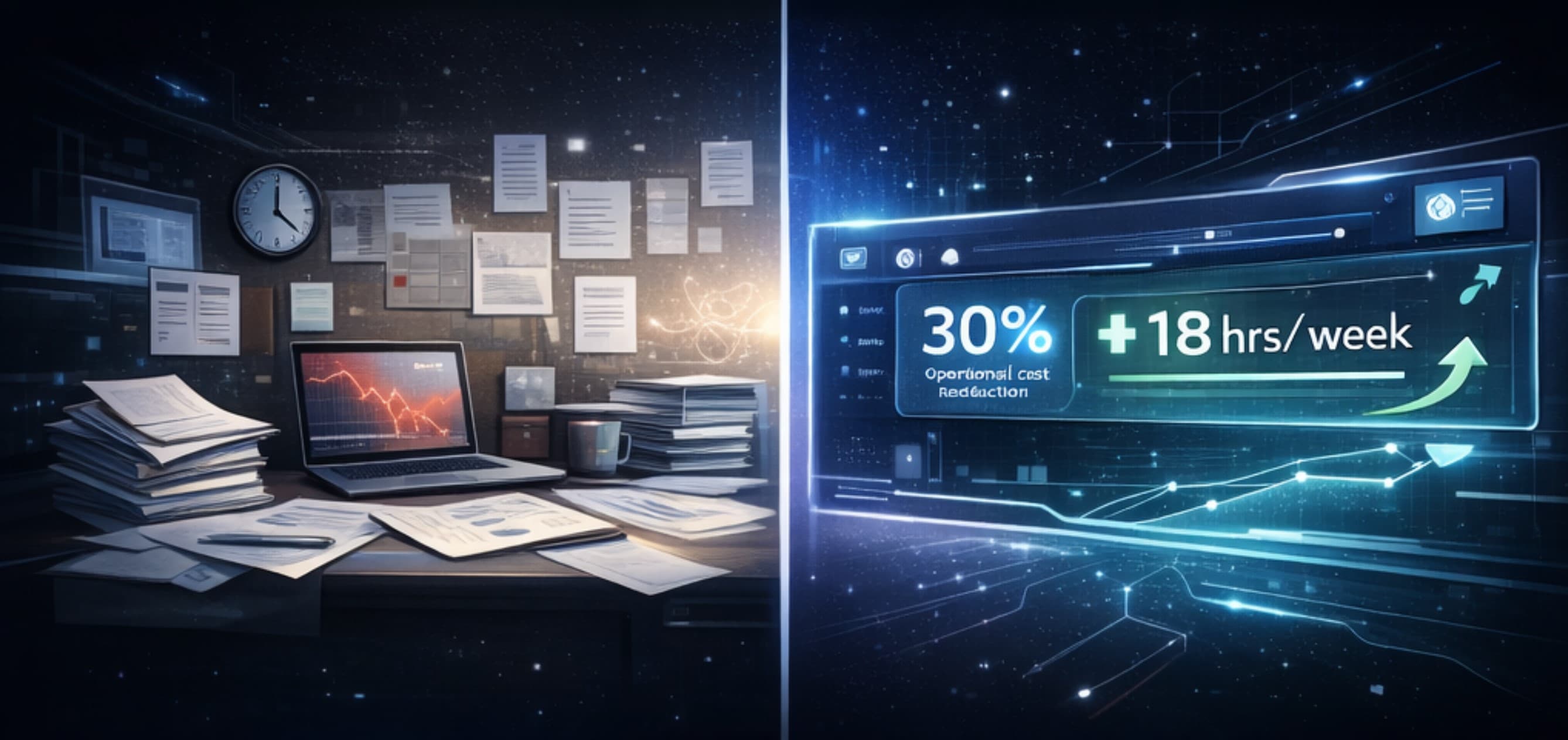 AI automation in action — before and after results